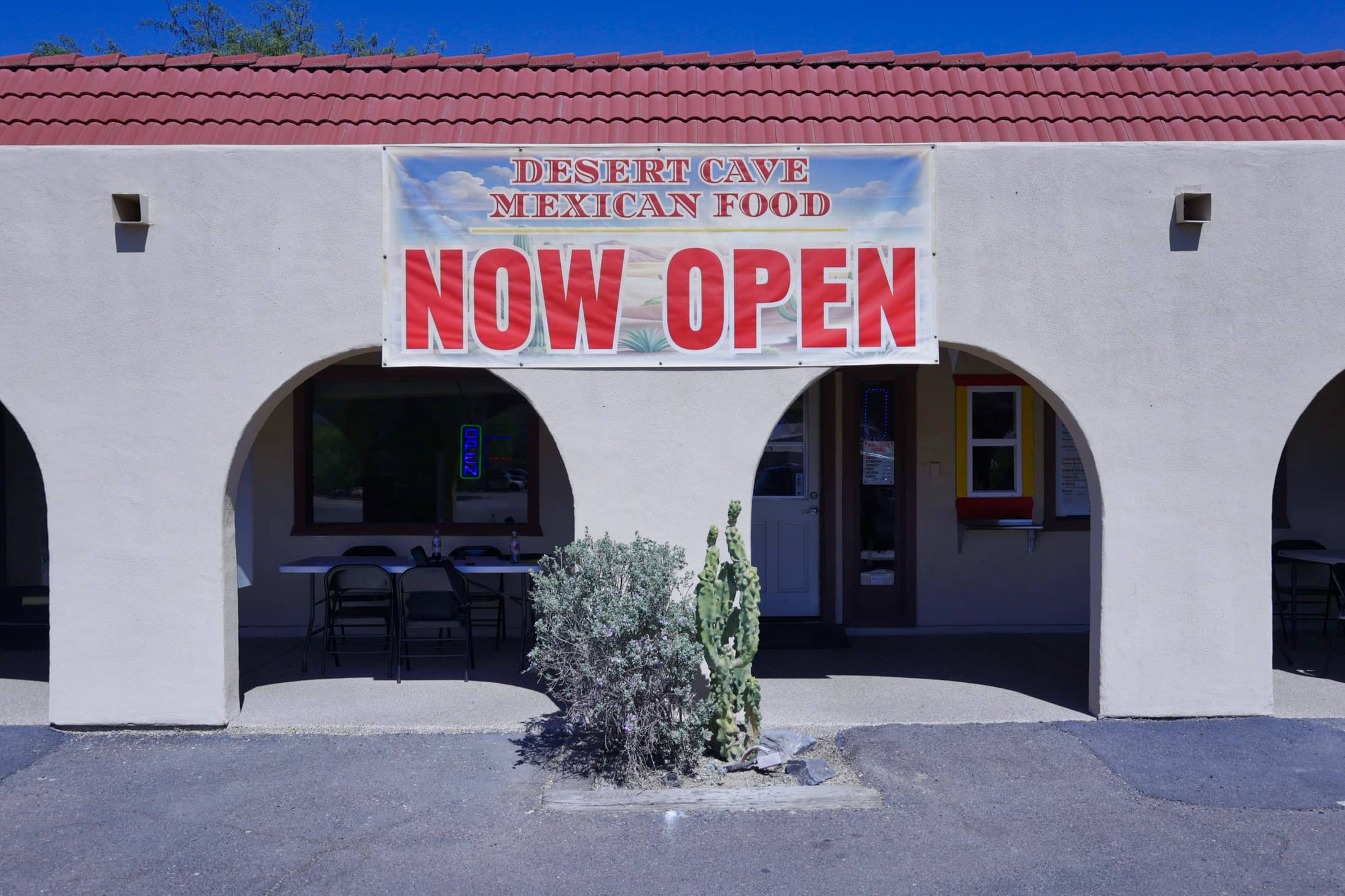 Desert Cave Mexican Food storefront in Cave Creek, Arizona